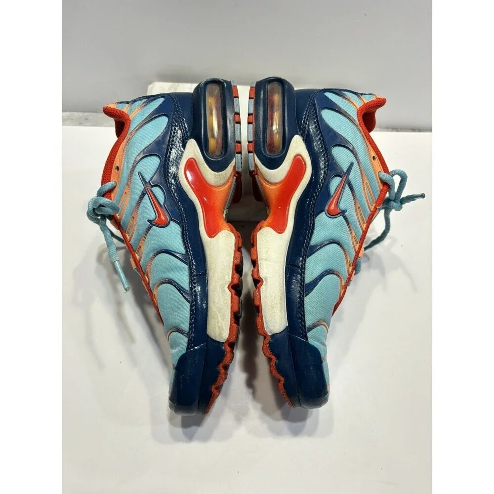 Nike Air Max Plus GS SWOOSH CHAIN Blue Orange White CQ4816 400 GS Sz 5.0Y